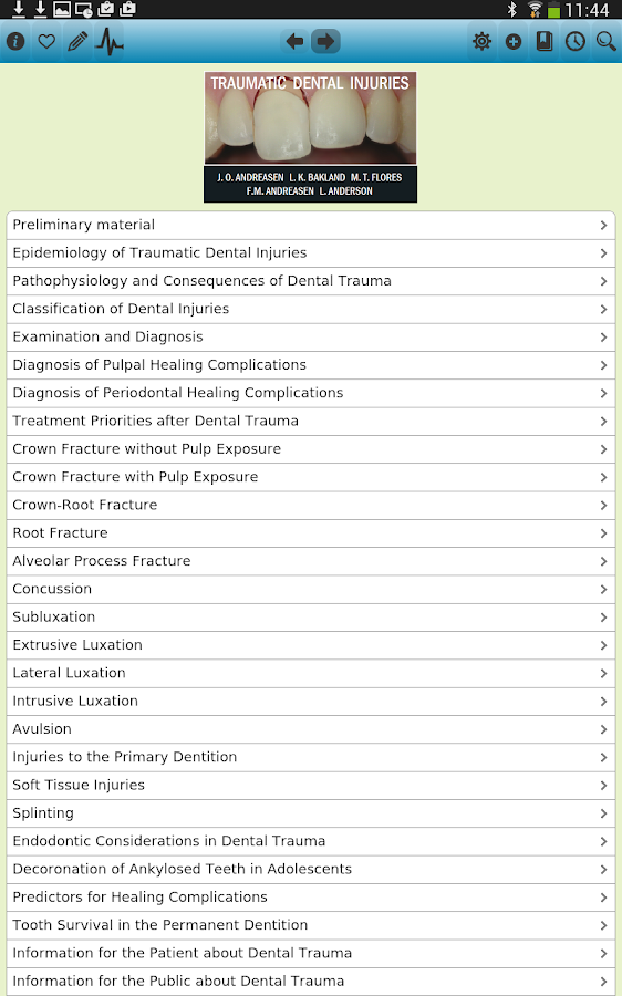 Traumatic Dental Injuries - screenshot