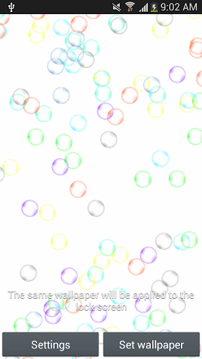 Bubble Live Wallpaper