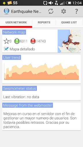 Earthquake Network