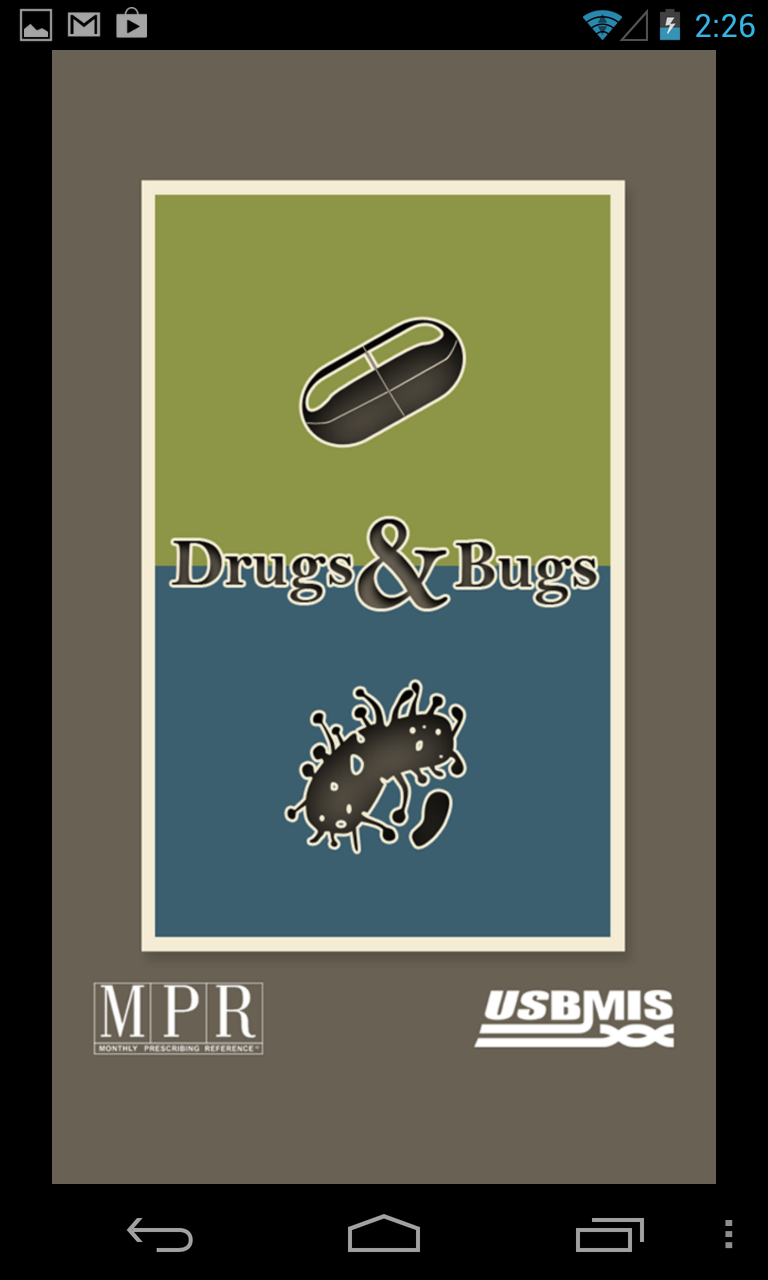 Drugs &amp; Bugs Screen 1