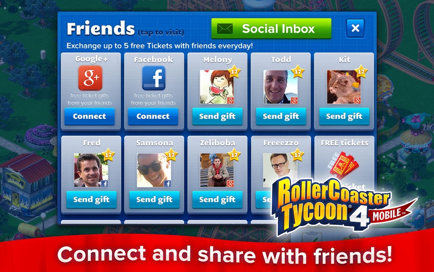 RollerCoaster Tycoon® 4 Mobile - screenshot