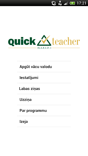 QuickTeacher Vācu valoda