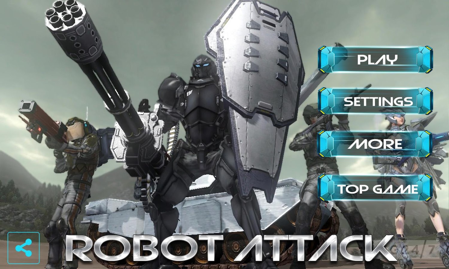 Robot Attack android games}