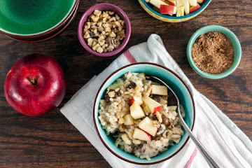 Breakfast Risotto with Apples and Raisins