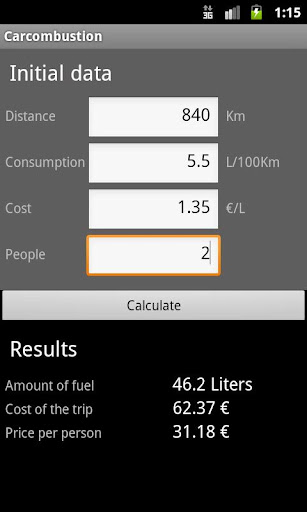 Car travel cost