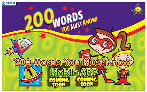 200 Words Childen Must Know