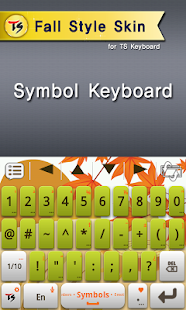 Fall style for TS Keyboard - náhled