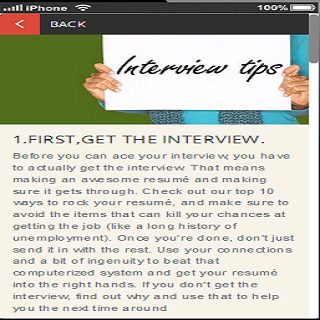 Interview Tips