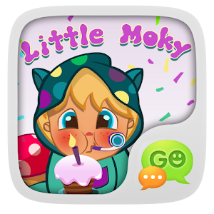 GO SMS PRO LITTLE MOKY STICKER 1.0