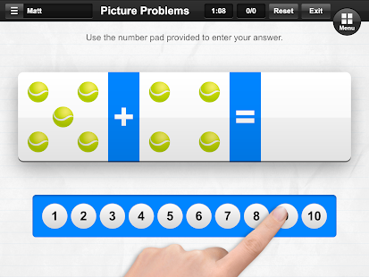 Addition and Subtraction Screen 2