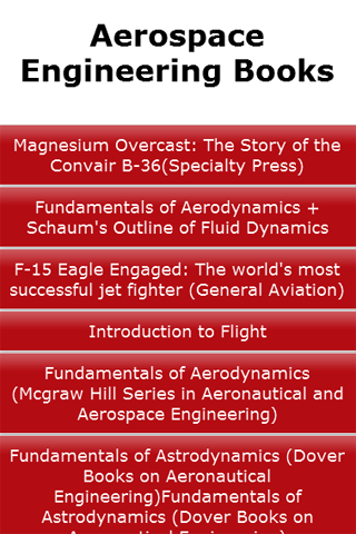 Aerospace Engineering Books