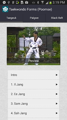 Taekwondo Poomse Forms