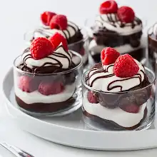Chocolate Raspberry Brownie Trifles Recipe