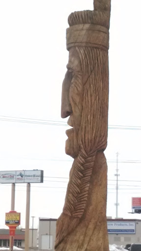 Carved Wood Indian