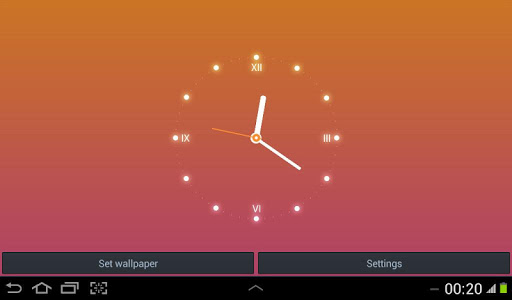 【免費個人化App】Simple Clock Live Wallpaper-APP點子