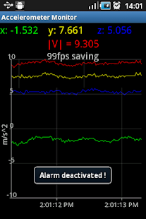 Accelerometer Monitor - screenshot thumbnail