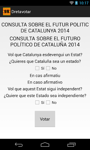 Dret a Votar - 9N