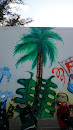 Coconut Palm Mural
