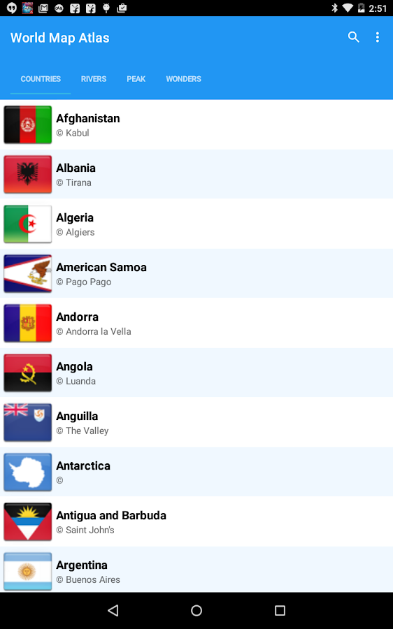 world atlas 2015 - screenshot