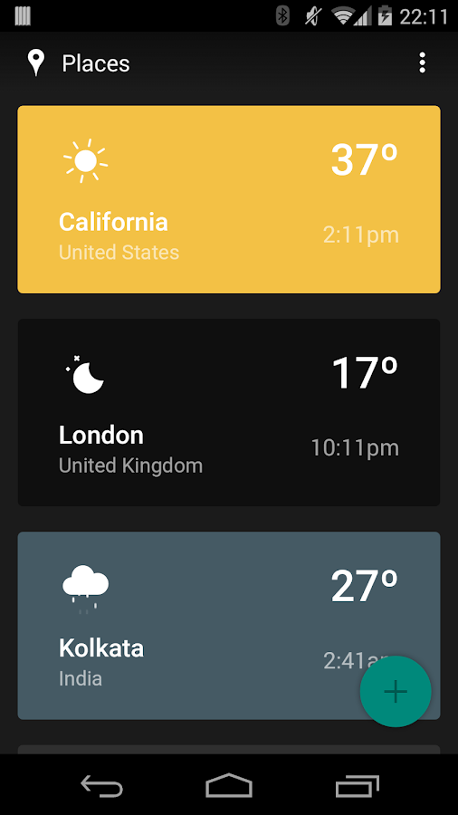 Weather Timeline - Forecast - screenshot