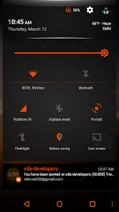 How to install Dark Fire Theme CM12.1/12 patch 1.06 apk for android
