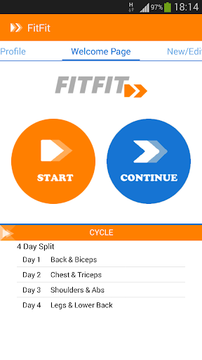 FitFit Gym Fitness Notebook