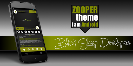 i am Android ZOOPER SKIN