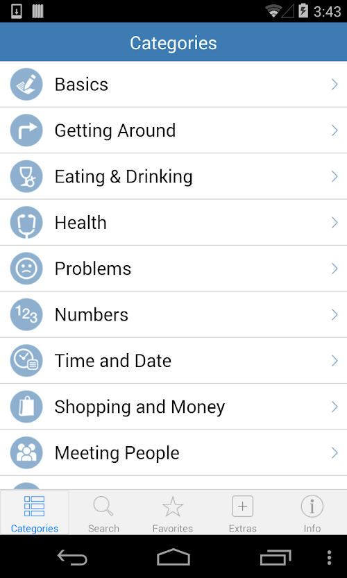 Android application Swedish Translation with Audio screenshort