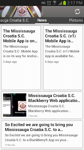 【免費運動App】Mississauga Croatia S.C.-APP點子