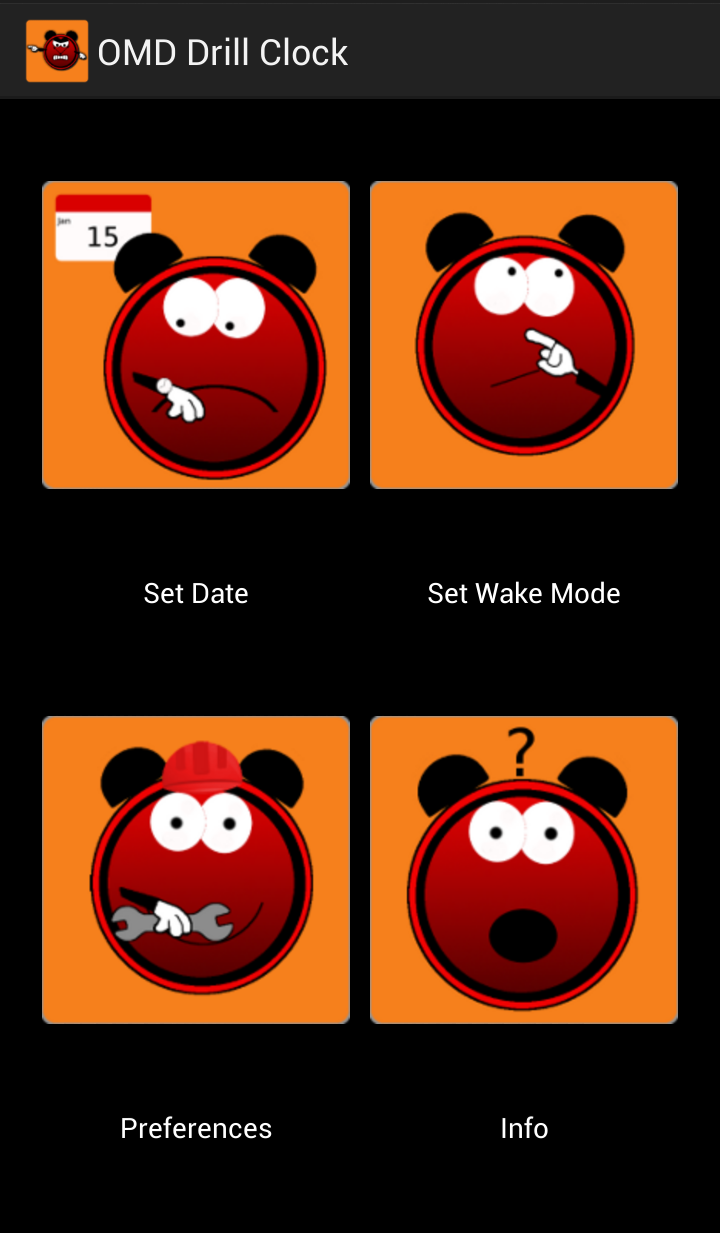 Alarm Clock Drill Clock Pro Screen 1