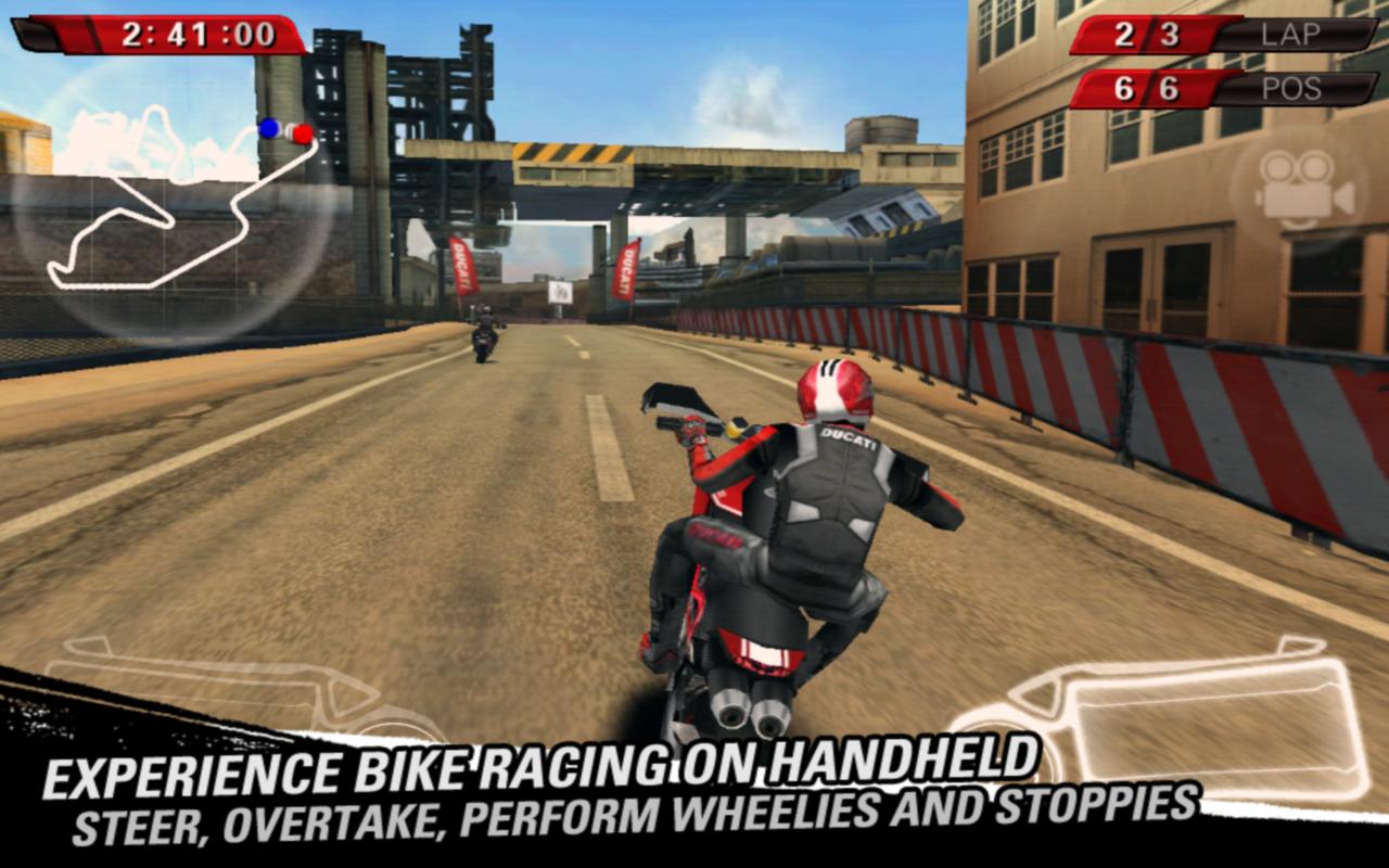 Android application Ducati Challenge screenshort