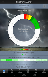 RainAware Weather Timer screenshot for Android