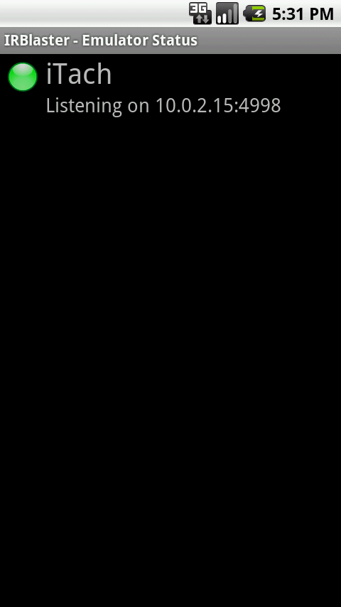 Android application IR Blaster screenshort