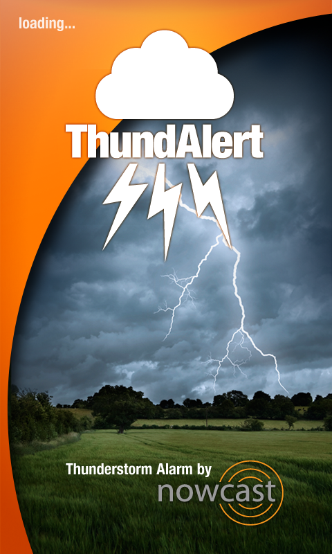 ThundAlert  Thunderstorm Alarm Screen 1
