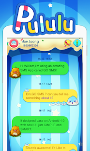 How to mod GO SMS PRO PULULU THEME 1.0 apk for bluestacks