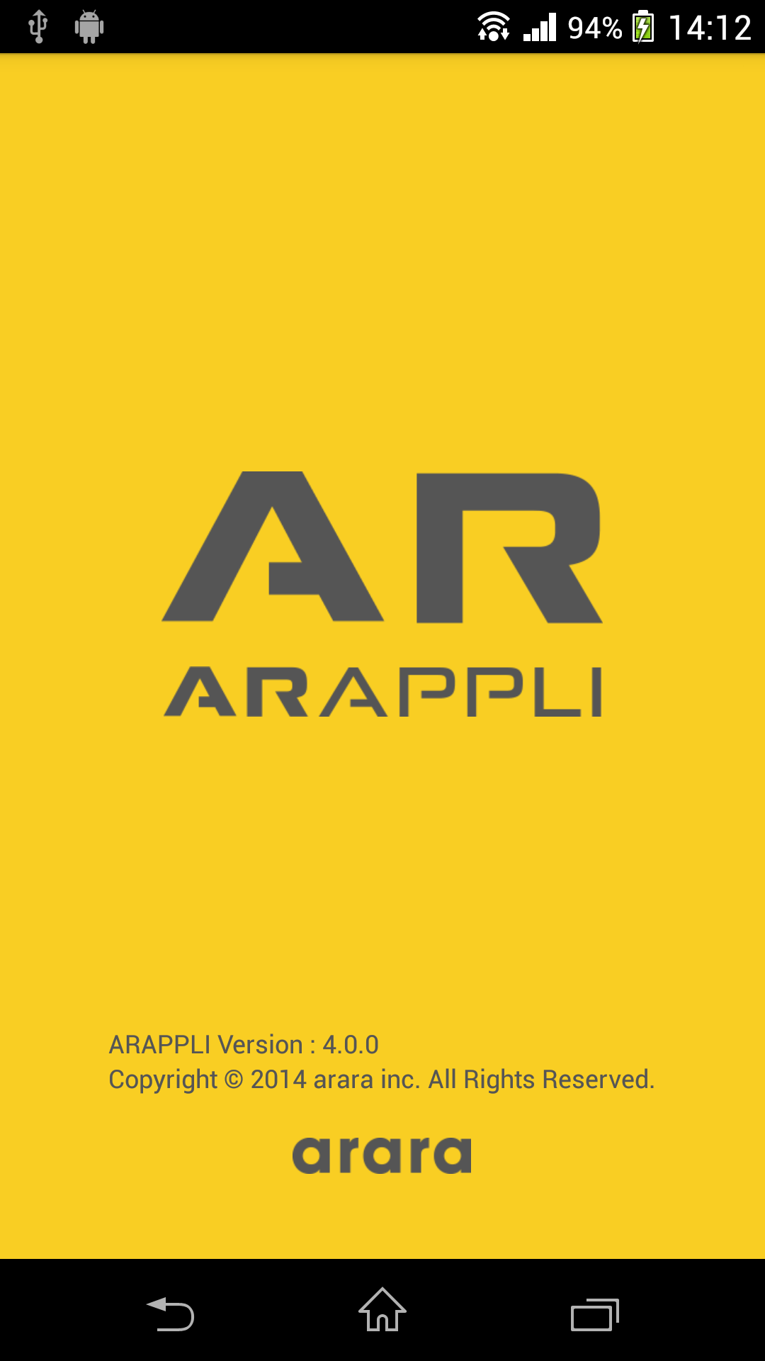 Android application ARAPPLI - AR App screenshort