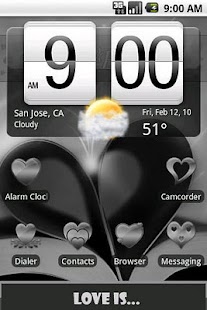 How to get aHome Theme: Love Is (Black) patch 1.2 apk for android