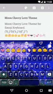 Moon Cherry Emoji Keyboard screenshot 7