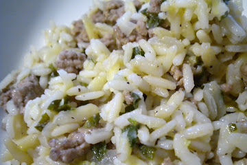 Ground Lamb and Rice Pilaf