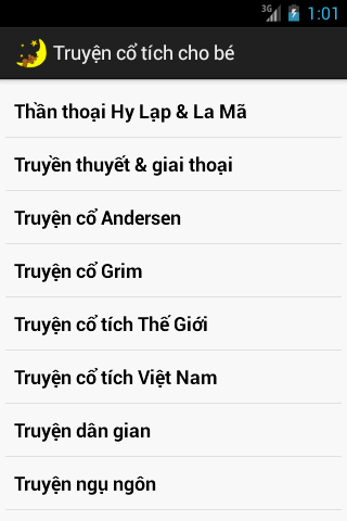 Truyện cổ tích mẹ kể cho bé