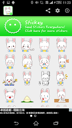 Stickey Rabbit Baby poster 1