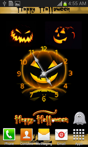 Halloween Analog Clock