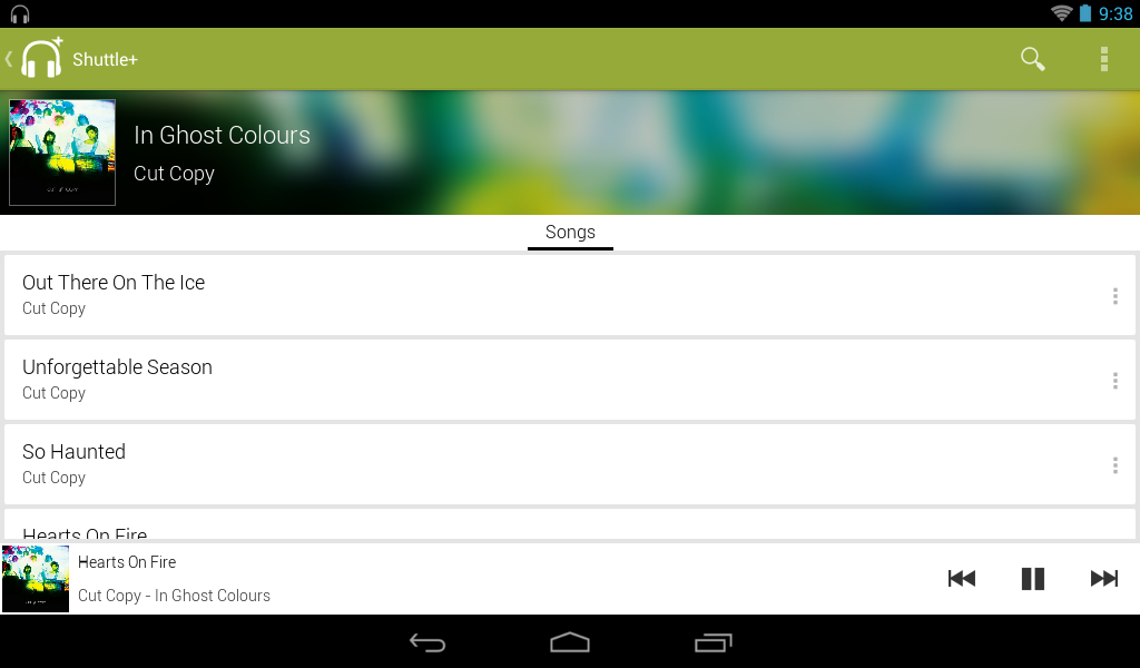 Shuttle+ Music Player - screenshot