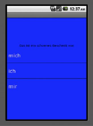 The German Grammar App