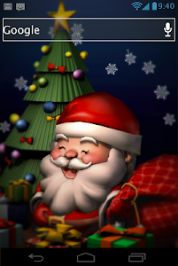 Smiling Santa 3D LiveWallpaper screenshot 3