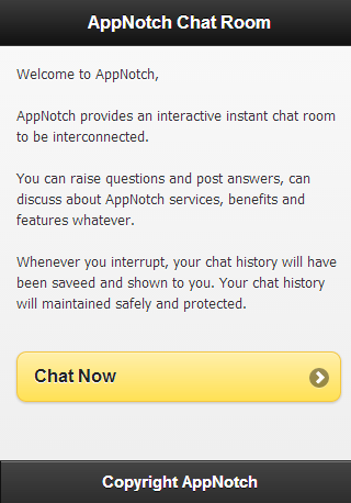 AppNotch Chat Room