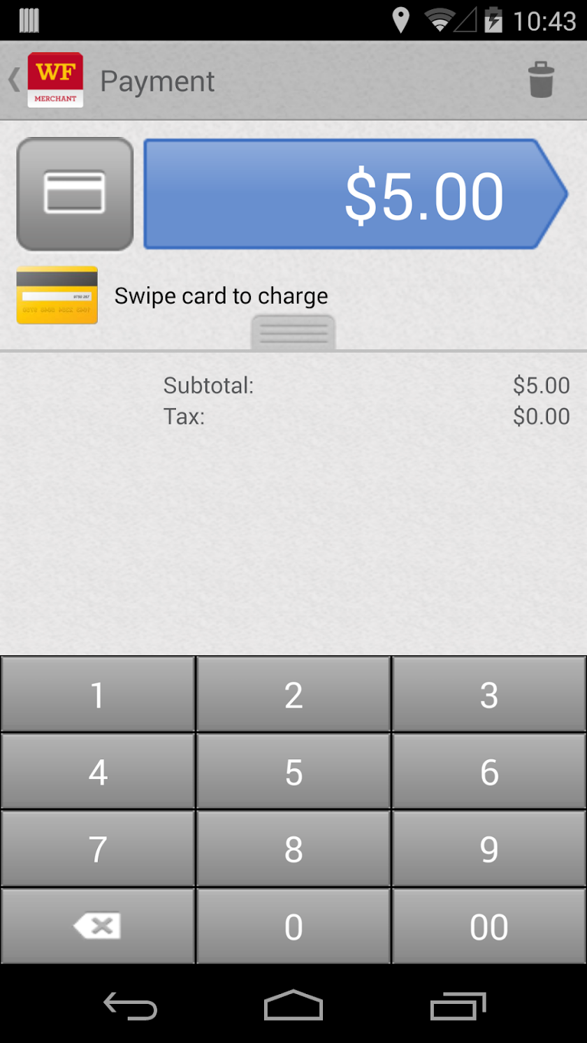 WF Mobile Merchant Phone Screen 2