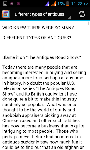 【免費教育App】Types of Antiques-APP點子