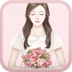 Sweetgirl go launcher theme.apk 1.2