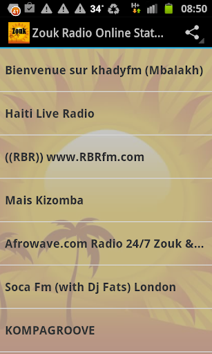 Zouk Music Radio Stations